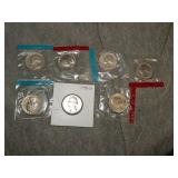 7 UNC set 1970 D Quarters