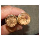 1950 & 1951 British Farthing coins R/RB Unc u grad