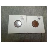 VF & XF 1909 VDB Cents