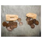 20 ea, 1890 & 1891 British One Penny Coins
