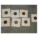 (7) 1865 Indian Head Cents