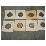 8 DECENT 1938 D Jefferson Nickels