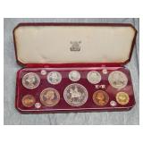 1953 Queen Elizabeth II Coronation Proof Coin Set.