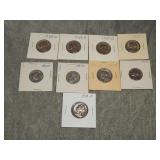Uncirculated EARLY Jefferson Nickels 1938 d & UP