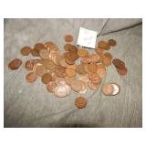 approx 125 British Half Penny coins 1957-1965