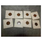 (8) 1921 S LIncoln Cents
