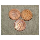 1891, 1897, 1902 Indian Head Cents HIGH QUALITY !!