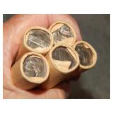 5 Rolls of UNCIRCULATED 1959 D Nickels