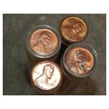 1960 D, 68 D, 65 P 66P UNC Lincoln Cents