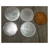 Various OLD Tokens/Medals         exonumia