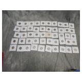 50 Roosevelt SILVER Dimes 1956-57