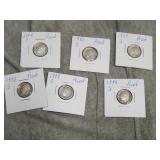 5 SILVER PROOF Dimes