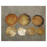 Feely Merch. Athol KS EARLY Trade Token set