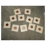 11 UNCIRCULATED 1939 S LIncoln Cents