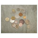Vintage Foreign Coins