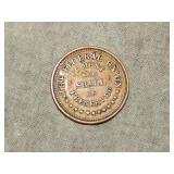 1863 Civil War Token FEDERAL UNION