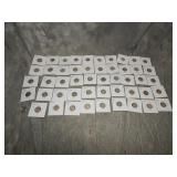 50 Roosevelt SILVER Dimes 1948-49