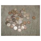 58 SILVER 80% 5 Cent coins EARLY !!!
