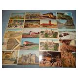 (20) Antique RAILROAD Postcards