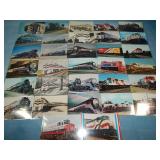 (32) 1900's RAILROAD Postcards