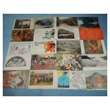 (20) c. 1905-07 ASSORTED Postcards