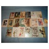 (20) c.1905+ Antique Postcards