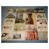 (20) Variety of Antique Postcards