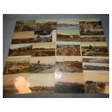 (20) Antique RAILROAD SHOPS Postcards