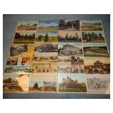 (20) Vintage MOTOR COURT Postcards