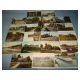 (21) Antique NEW YORK Postcards