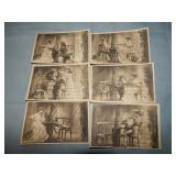 (6) Antique Romance RPPC Postcards
