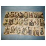 (22) Antique Tinted ALPHABET RPPC Postcards