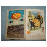 (2) Antique HALLOWEEN Postcards