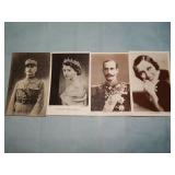 (4) Antique FAMOUS PEOPLE (RPPC, etc.) Postcards