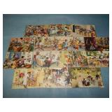 (13) Antique ALFRED MAINZER CAT Postcards