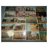 (20) c. 1907+ FAIRS & EXPOSITIONS Postcards