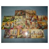 (13) Antique ALFRED MAINZER CAT Postcards