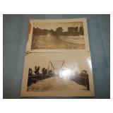 (2) c. 1909 RIVER ARGONIA KANSAS RPPC Postcard