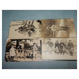 (4) Antique HUNTING/FISHING RPPC Postcards