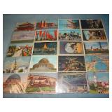(20) c. 1933 WORLD'S FAIR Postcards