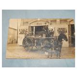 c. 1909 KANSAS CITY KS FIRE DEPARTMENT Postcard