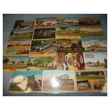 (19) Vintage MOTELS Postcards
