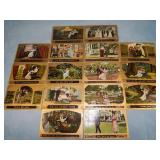 (16) Antique ROMANCE Set of Postcards