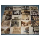 (20) Antique SCENIC RPPC Postcards