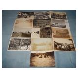 (13) Antique INTERESTING RPPC Postcards