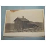 Antique MIDLAND S.D. RAILROAD DEPOT RPPC Postcard