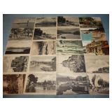 (20) Antique RAILROAD Postcards