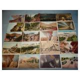 (20) Antique RAILROAD Postcards