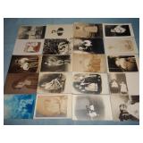(20) Antique PEOPLE RPPC Postcards