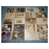 (20) Antique PEOPLE RPPC Postcards